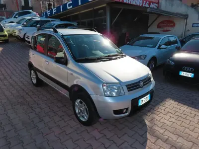 Gebraucht Fiat Panda 4x4 69 PS (50 kW) 2009 Silber Kleinwagen