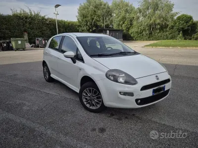 Usata Fiat Punto Lounge 77 CV (56 kW) 2013 Bianco Utilitaria