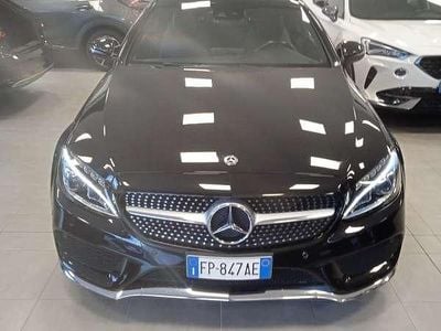 Usata Mercedes C220 AMG 170 CV (125 kW) 2018 Nero Coupé