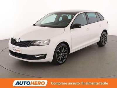 Usata Skoda Rapid Ambition 110 CV (80 kW) 2017 Bianco Utilitaria
