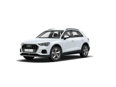 Usata Audi Q3 Advanced 150 CV (110 kW) 2019 2y bianco ghiacciaio metallizzato SUV