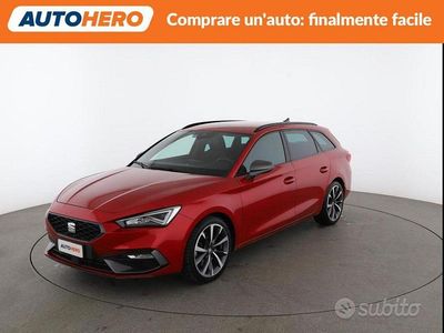 Usata Seat Leon FR 150 CV (110 kW) 2020 Rosso Station wagon