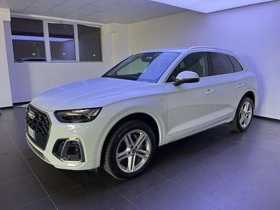 Usata Audi Q5 S-Line 204 CV (150 kW) 2021 Bianco ghiaccio metallizzato SUV