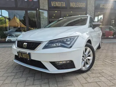 Occasion Seat Leon ST Style 110 PK (80 kW) 2018 Wit Stationwagen