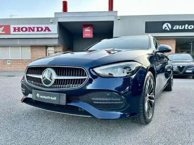 Begagnad Mercedes C220 200 HK (147 kW) 2022 Blå Kombi