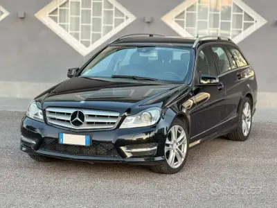 Usata Mercedes C220 Avantgarde 231 CV (169 kW) 2013 Nero Station wagon