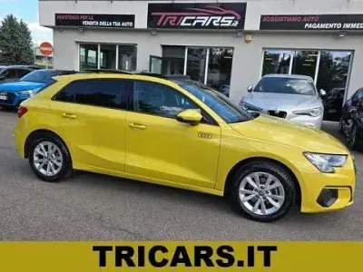 Usata Audi A3 Advanced 149 CV (109 kW) 2023 Giallo Berlina