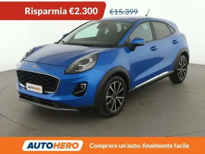 Usata Ford Puma Titanium 120 CV (88 kW) 2021 Blu/azzurro SUV