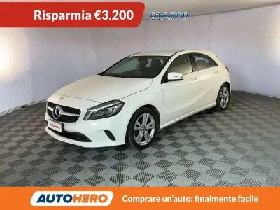 Usata Mercedes A180 109 CV (80 kW) 2017 Bianco Berlina