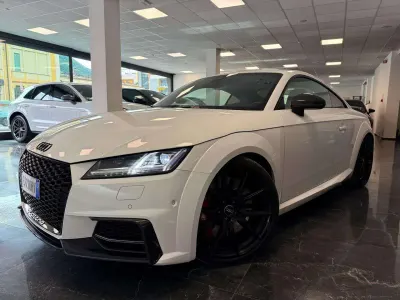 Käytetty Audi TTS Ambiente 310 HP (228 kW) 2017 Valkoinen Coupe - kaksiovinen
