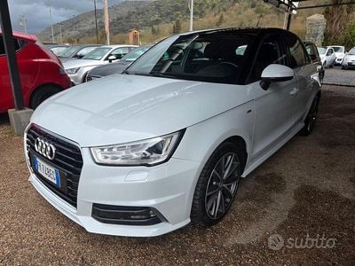 Usata Audi A1 S-Line 90 CV (66 kW) 2017 Bianco Utilitaria