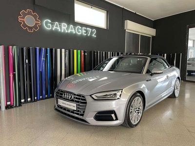 Usata Audi A5 Cabriolet Sport 190 CV (139 kW) 2018 Argento Cabrio