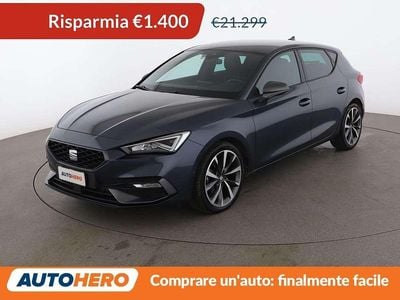Usata Seat Leon FR 150 CV (110 kW) 2020 Blu Berlina
