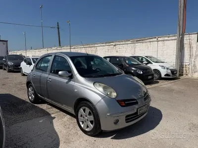 Usata Nissan Micra Acenta 82 CV (60 kW) 2004 Grigio Utilitaria