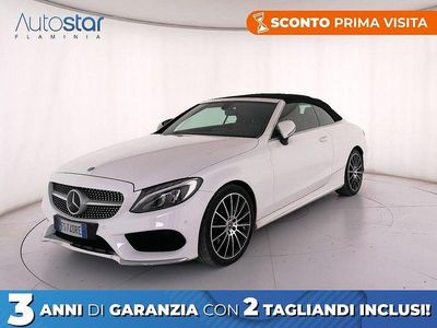 Usata Mercedes 200 Premium 160 CV (117 kW) 2018 Bianco Cabrio
