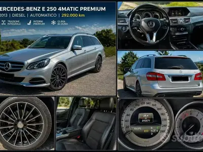 Usata Mercedes E250 Premium 2013 Grigio Station wagon