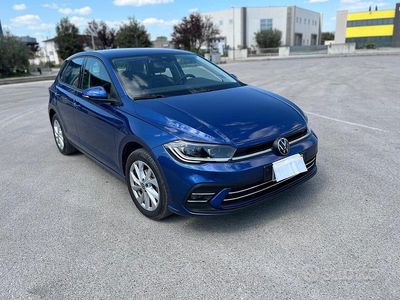 Usata VW Polo Style 95 CV (69 kW) 2022 Blu Utilitaria