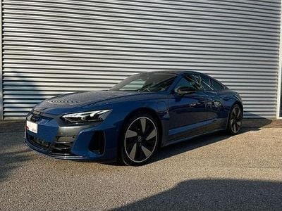 Usata Audi e-tron GT quattro Comfort 350 kW (476 CV) 2022 Blu ascari metallizzato Berlina