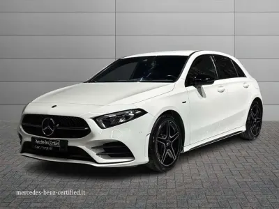 Usata Mercedes A180 Premium 116 CV (85 kW) 2021 Bianco polare Berlina
