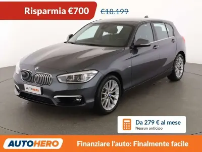 Usata BMW 118 Urban Line 150 CV (110 kW) 2018 Grigio Utilitaria