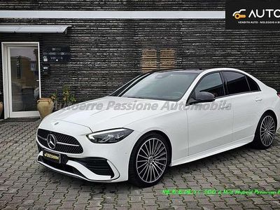 Usata Mercedes C300e Premium 265 CV (194 kW) 2021 Bianco Berlina