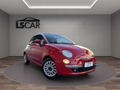 Usata Fiat 500 Lounge 69 CV (50 kW) 2009 Rosso Cabrio