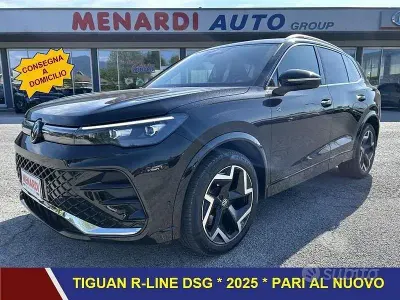 Usata VW Tiguan R-line 150 CV (110 kW) 2025 Nero SUV
