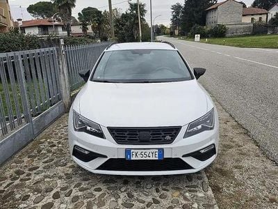 Usata Seat Leon ST FR 150 CV (110 kW) 2017 Bianco Station wagon