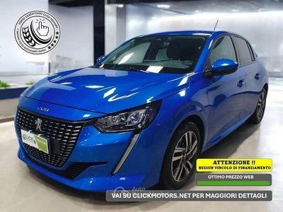 Usata Peugeot 208 Allure 101 CV (74 kW) 2021 Blu Utilitaria