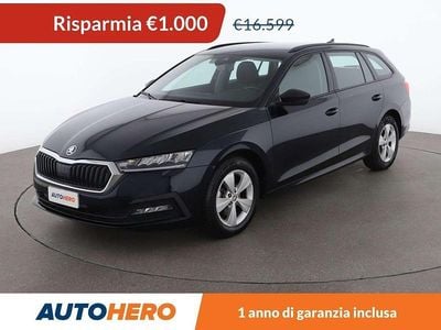 Blu/azzurro Usata 2021 Skoda Octavia Executive Station wagon | 15.599 € (Buon prezzo)