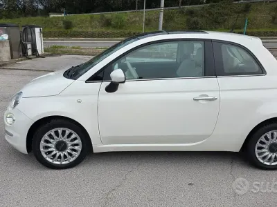 Usata Fiat 500 Lounge 69 CV (50 kW) 2019 Bianco Berlina