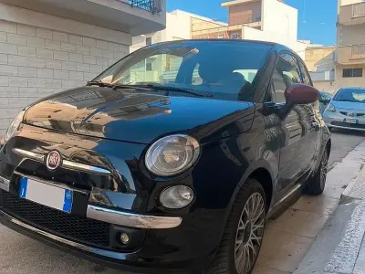 Usata Fiat 500 100 CV (73 kW) 2009 Nero Cabrio