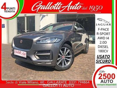 usata Jaguar F-Pace 2.0D 180CV AWD aut. R-Sport