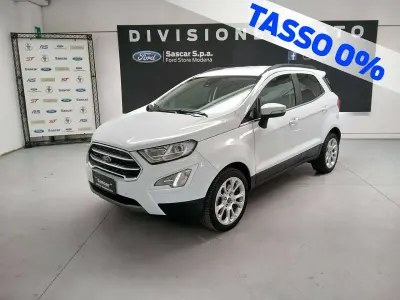 Usata Ford Ecosport Titanium S 125 CV (91 kW) 2022 Bianco pastello SUV