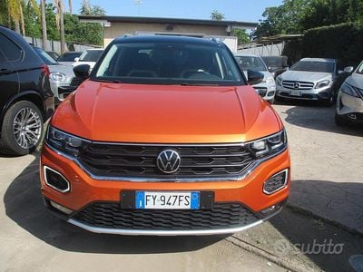 Usata VW T-Roc Advance 150 CV (110 kW) 2019 Arancione SUV