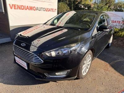 Usata Ford Focus Titanium 120 CV (88 kW) 2015 Nero Berlina