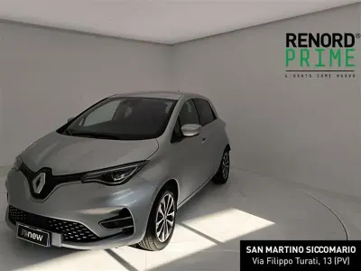 Usata Renault Zoe Intens 100 kW (136 CV) 2021 Grigio chiaro Utilitaria