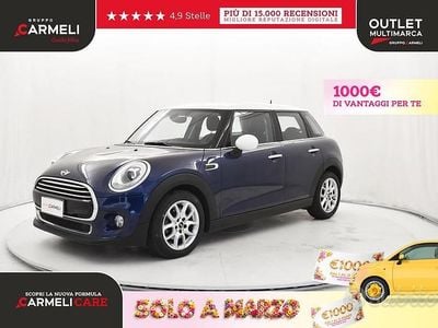 Usata Mini Cooper D 116 CV (85 kW) 2018 Deep blue metallizzato Utilitaria