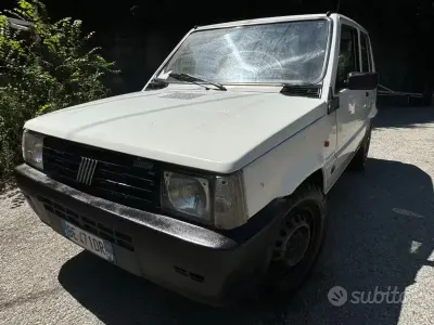 Usata Fiat Panda Young 39 CV (28 kW) 1999 Bianco Coupé