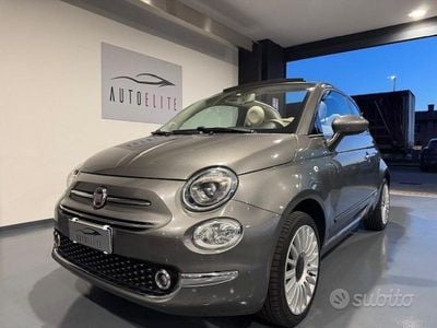 Usata Fiat 500C Lounge 69 CV (50 kW) 2018 Grigio scuro Cabrio