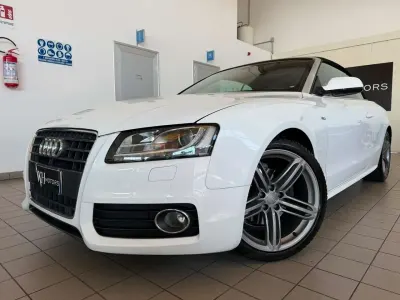Usata Audi A5 Cabriolet S-Line 170 CV (125 kW) 2011 Bianco Cabrio