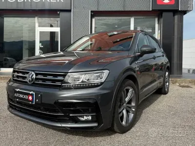 Usata VW Tiguan R-line BlueMotion 150 CV (110 kW) 2019 Grigio SUV