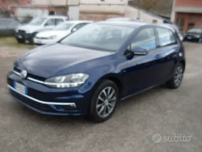 Usata VW Golf VII Sport 115 CV (84 kW) 2018 Blu Berlina