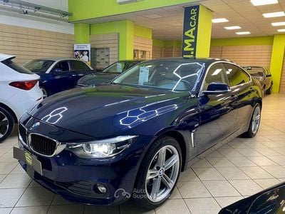 Usata BMW 420 Luxury Line 190 CV (139 kW) 2017 Blu/azzurro Coupé