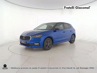 Usata Skoda Fabia 95 CV (69 kW) 2025 Blu race metallizzato nero tulipano perlato Utilitaria