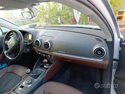 Usata Audi A3 122 CV (89 kW) 2014 Bianco Berlina