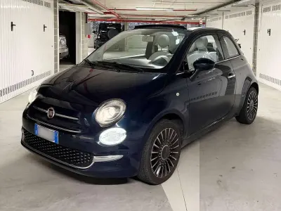 Usata Fiat 500C Lounge 69 CV (50 kW) 2017 Blu/azzurro Cabrio
