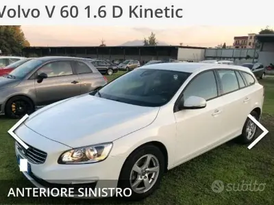 Usata Volvo V60 Kinetic 114 CV (83 kW) 2015 Bianco Station wagon