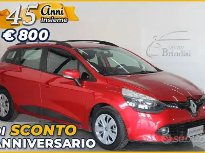 Usata Renault Clio 75 CV (55 kW) 2016 Rosso Station wagon