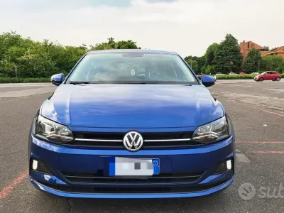 Usata VW Polo Comfortline 60 CV (44 kW) 2019 Blu Utilitaria